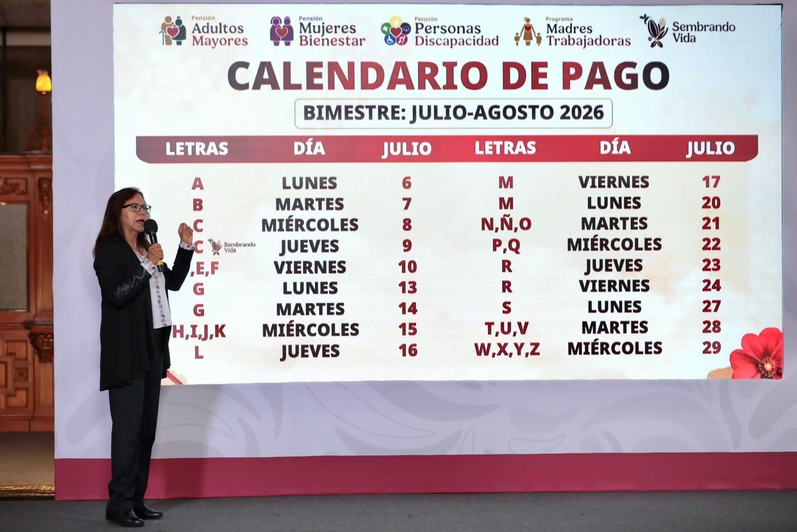 Los Programas de Bienestar son derechos ganados por el pueblo, en Oaxaca continúa hasta el 29 de julio el pago de pensiones y programas